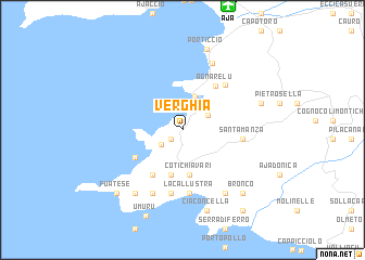 map of Verghia