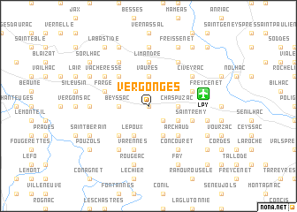 map of Vergonges