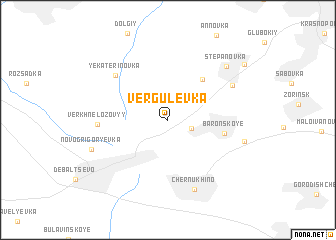 map of Vergulëvka