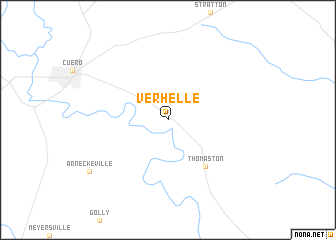 map of Verhelle