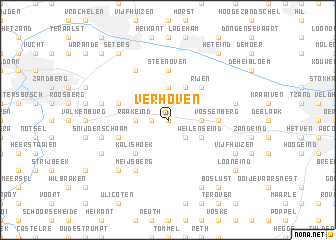 map of Verhoven