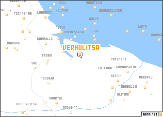 map of Verhulitsa