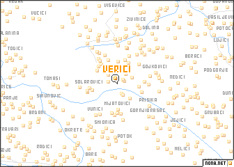 map of Verići