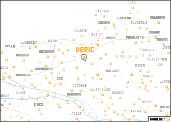 map of Verić