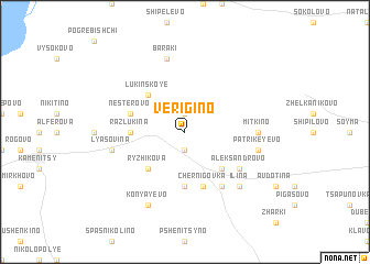 map of Verigino