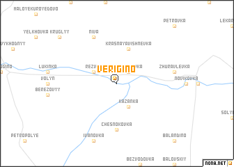 map of Verigino