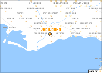 map of Verilaíika