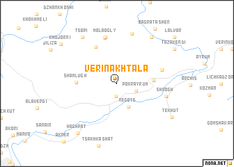map of Verin Akhtala