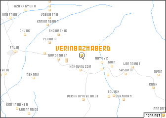 map of Verin Bazmaberd
