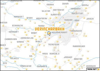 map of Verin Chʼarbakh