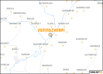 map of Verin Dzhrapi