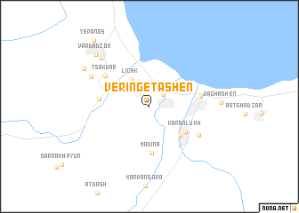 map of Verin Getashen