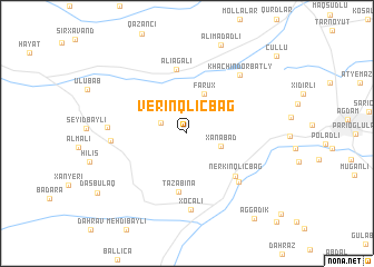 map of Verin Qlıçbağ