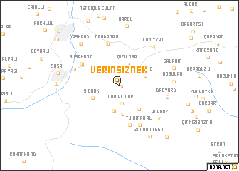 map of Verin Sıznek