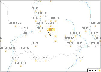 map of Verí