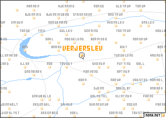 map of Verjerslev