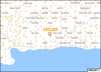 map of Verjon