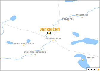 map of Verkh-Icha