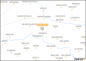 map of Verkhi