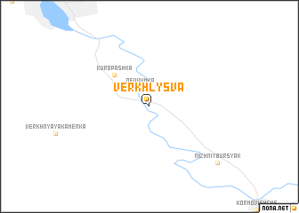 map of Verkh-Lys\