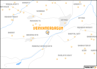 map of Verkhneadagum