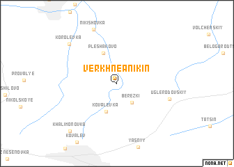 map of Verkhne-Anikin