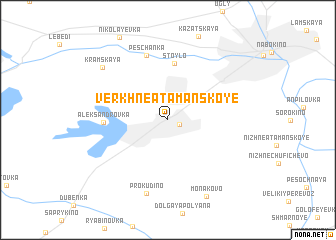 map of Verkhne-Atamanskoye