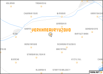 map of Verkhne-Avryuzovo