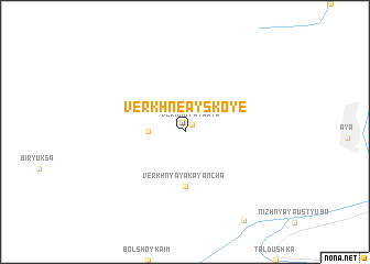 map of Verkhne-Ayskoye