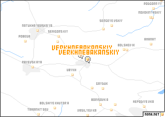 map of Verkhnebakanskiy