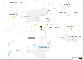 map of Verkhne-Basy