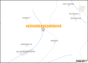 map of Verkhnebogdanovka