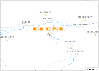 map of (( Verkhne-Buyanov ))