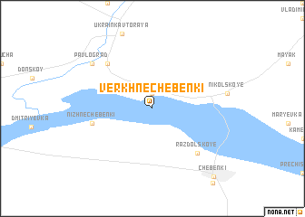 map of Verkhne-Cheben\