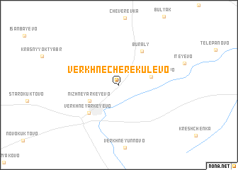 map of Verkhnecherekulevo