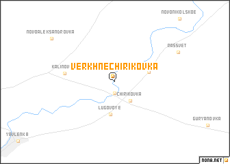 map of Verkhne-Chirikovka