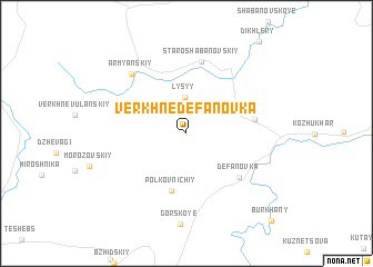 map of Verkhne-Defanovka