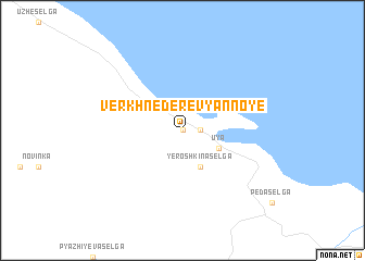 map of Verkhne-Derevyannoye