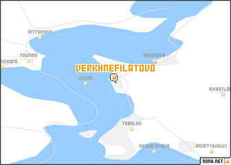 map of Verkhnefilatovo