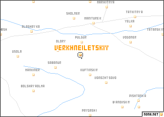 map of Verkhne-Iletskiy