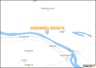 map of Verkhneil\
