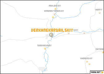 map of Verkhnekardail\