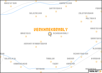 map of Verkhne-Karmaly
