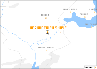 map of Verkhnekizil\