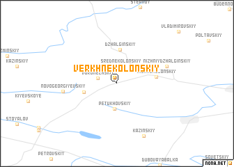 map of Verkhnekolonskiy