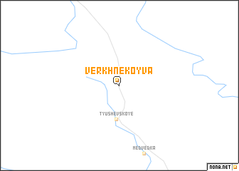 map of Verkhne-Koyva