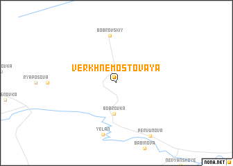 map of Verkhne-Mostovaya