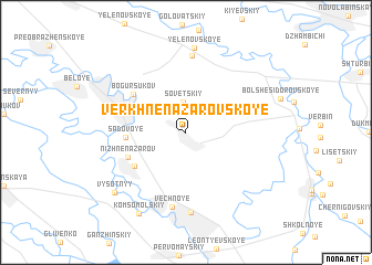 map of Verkhnenazarovskoye