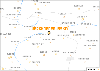 map of Verkhne-Nerusskiy