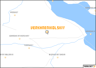 map of Verkhne-Nikol\